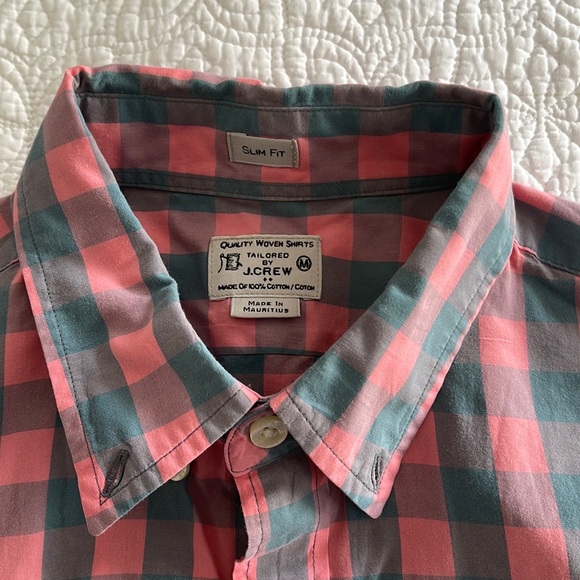 J.Crew Slim Fit Mens MED button down - Picture 4 of 7